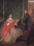 M.et M Edmond Morbilli Edgar Degas